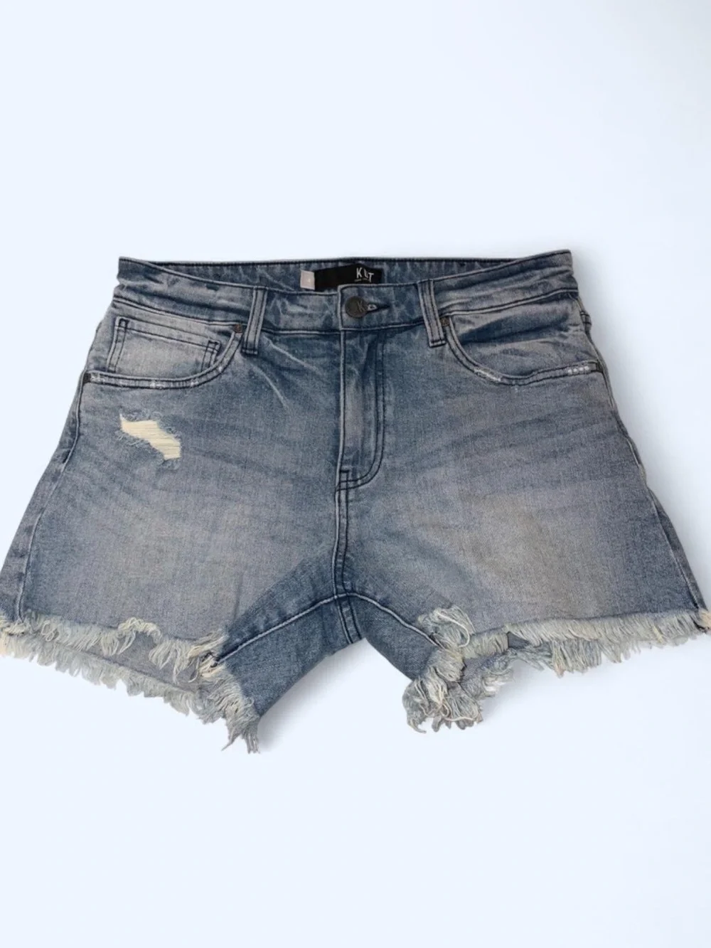 KUT from the Kloth High Rise Denim Shorts
